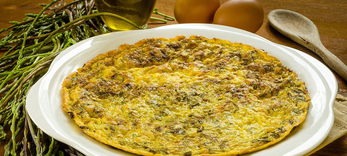 Frittata di asparagi selvatici