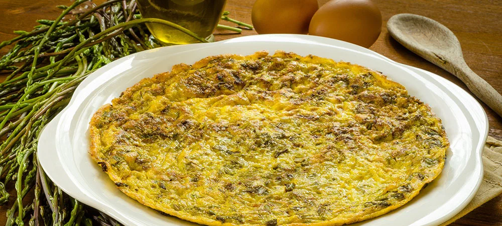 Frittata di asparagi selvatici
