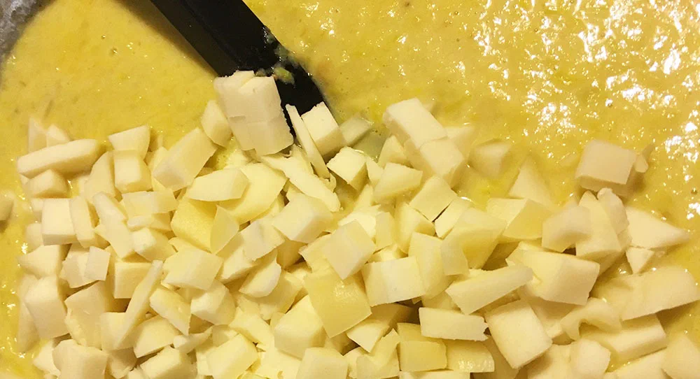Torta salata con crema di porri — foto 2