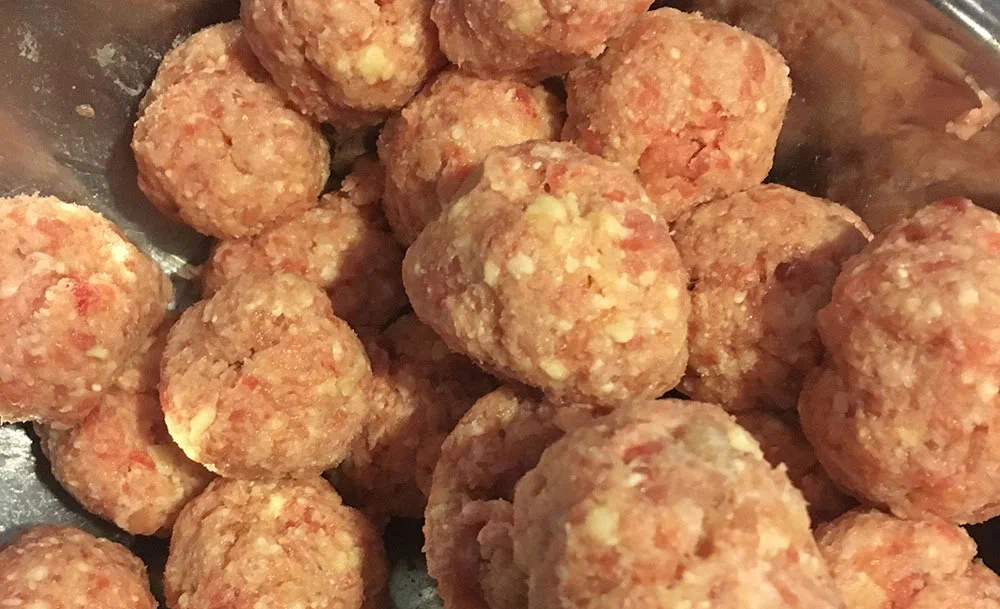 Polpettine di maiale in agrodolce — foto 1