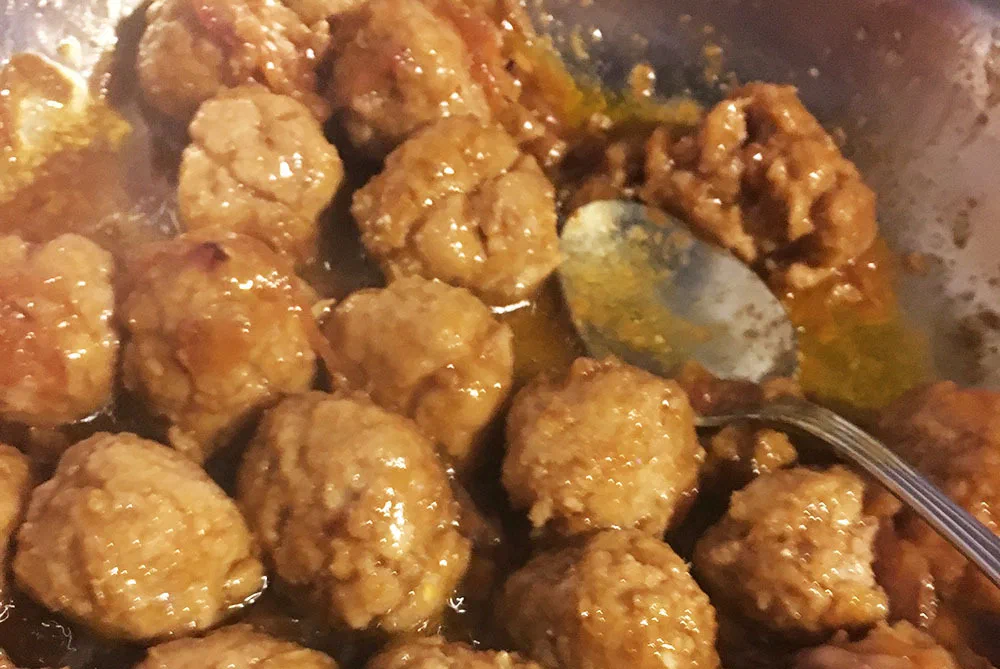 Polpettine di maiale in agrodolce — foto 4