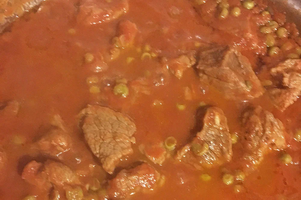 Spezzatino di manzo con piselli — foto 5