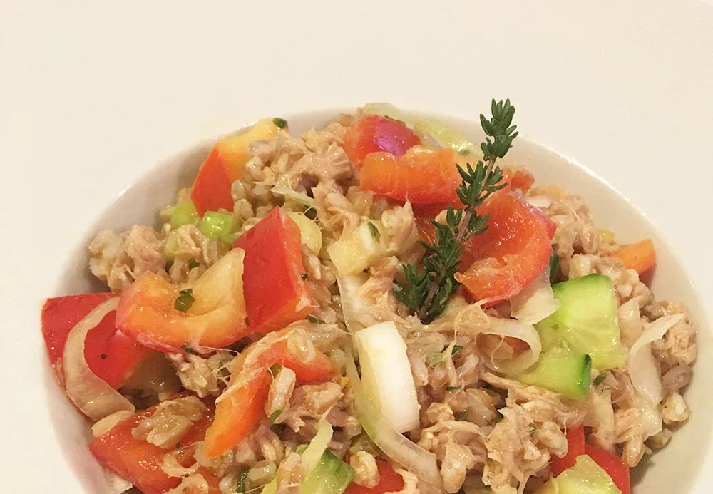 Insalata fresca di farro