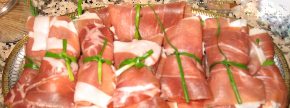 involtini di prosciutto crudo