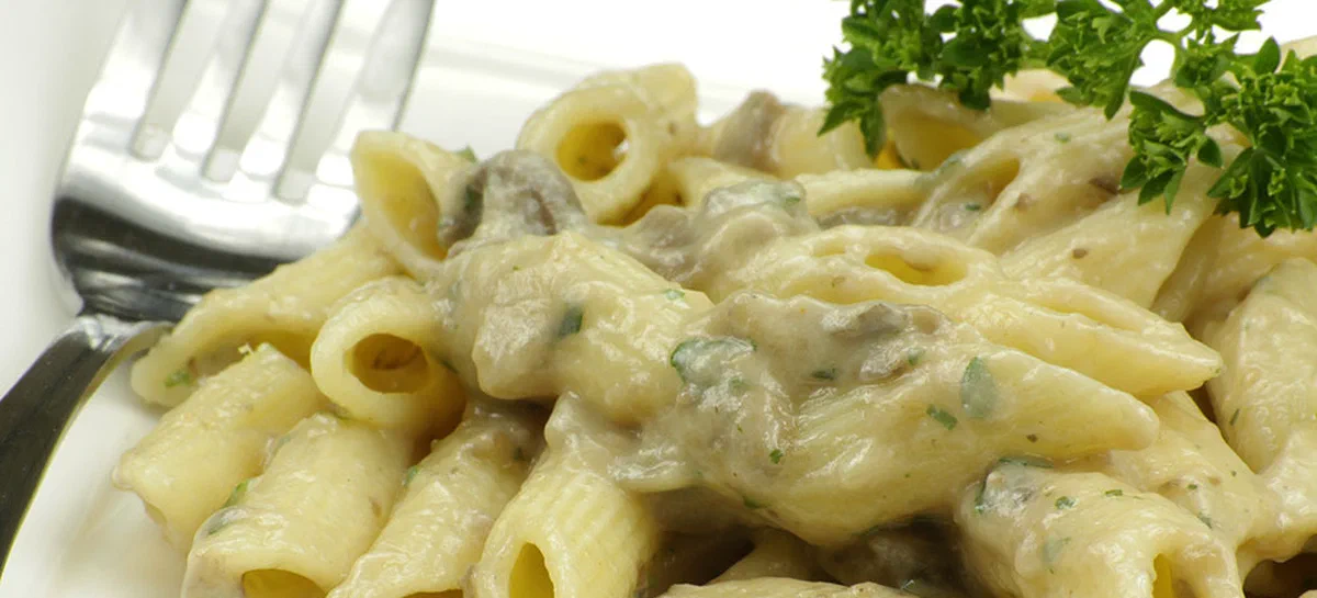Penne funghi e gorgonzola