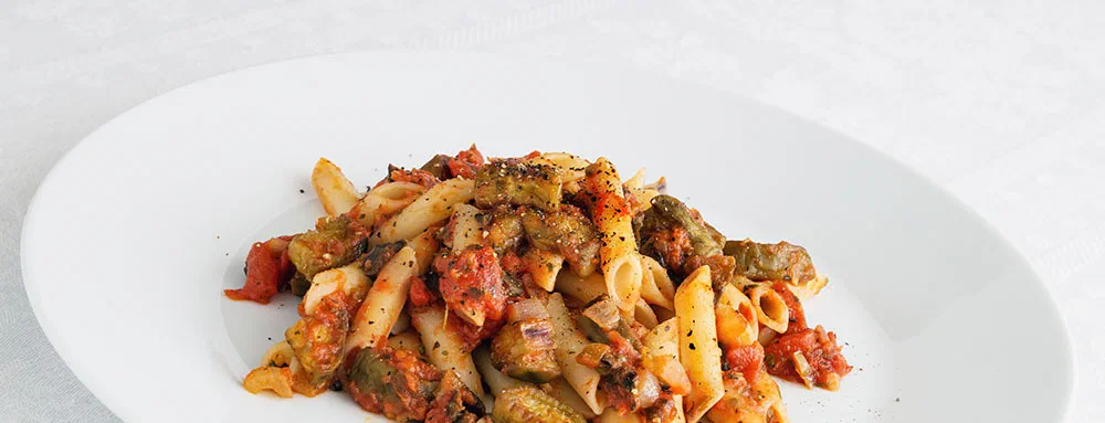 Penne spada e melanzane