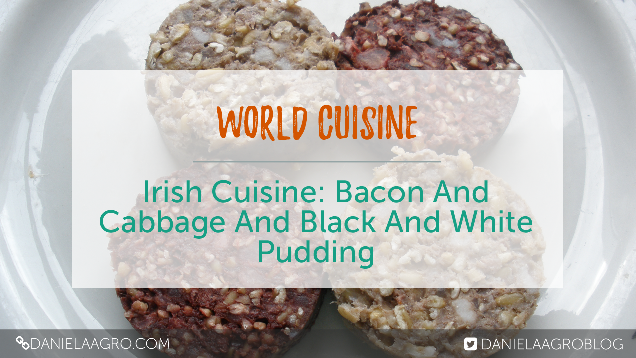 Irish Cuisine Bacon And Cabbage And Black And White Pudding Business